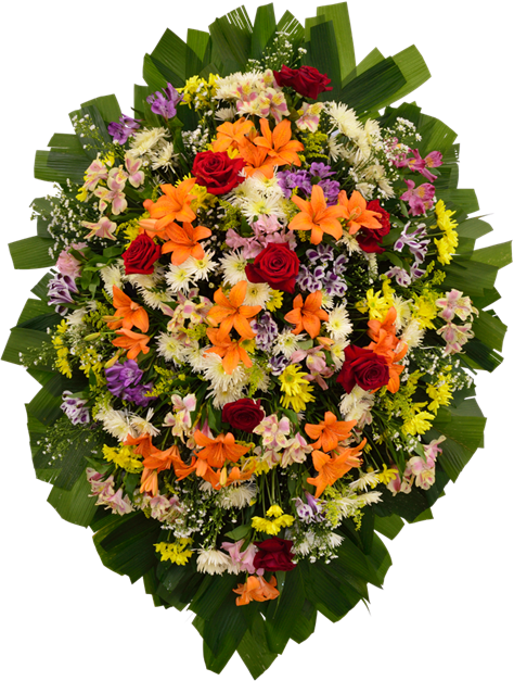 Coroa de Flores Celebração da Vida
